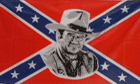 Confederate John Wayne Flag